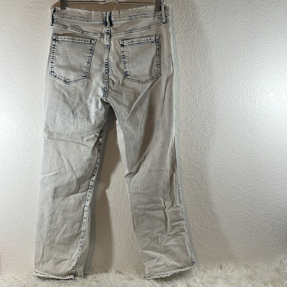 JESSICA SIMPSON Flirt Straight Boot Distressed Denim Jeans Size 31 - Picture 6 of 12